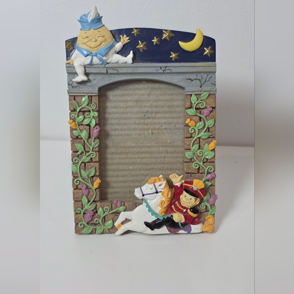 Humpty Dumpty Picture Frame Vintage 1997